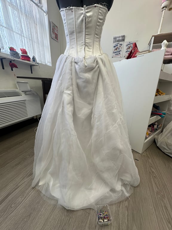 Wedding dress to quince dress