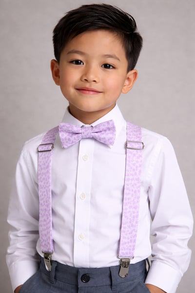 🎉 Surprise Style Boys Suspender & Bow Tie Set – One of a Kind! - thumbnail 2