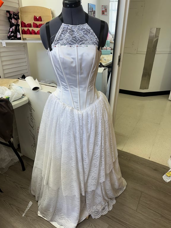 Wedding dress to quince dress