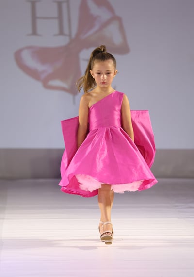 Classic One Shoulder Circle Skirt with Indulgent Bow - image 4