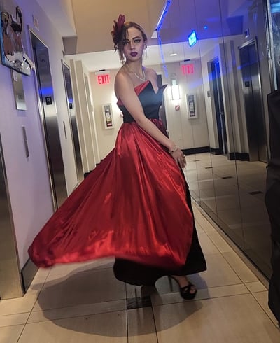 The Arkana Dress: A NYFW Ruby Flamenco Sample Size 4 - image 4