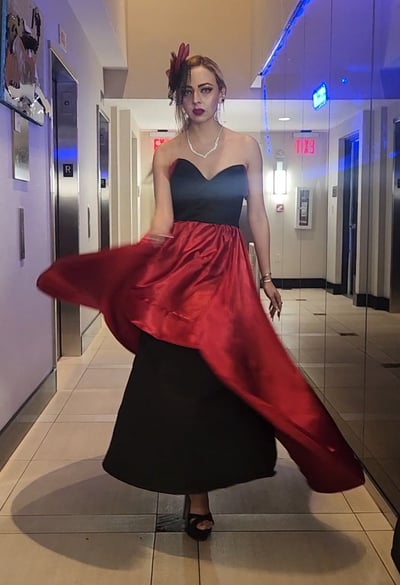 The Arkana Dress: A NYFW Ruby Flamenco Sample Size 4 - image 5