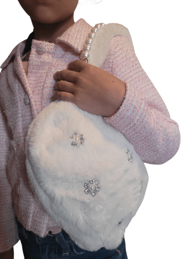 Bedazzled Plushie Heart Purse - image 2