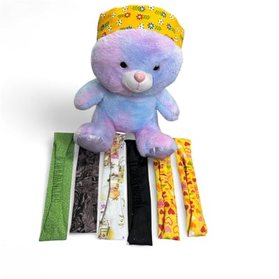 Fabric headband with elastic back adult size - thumbnail 1